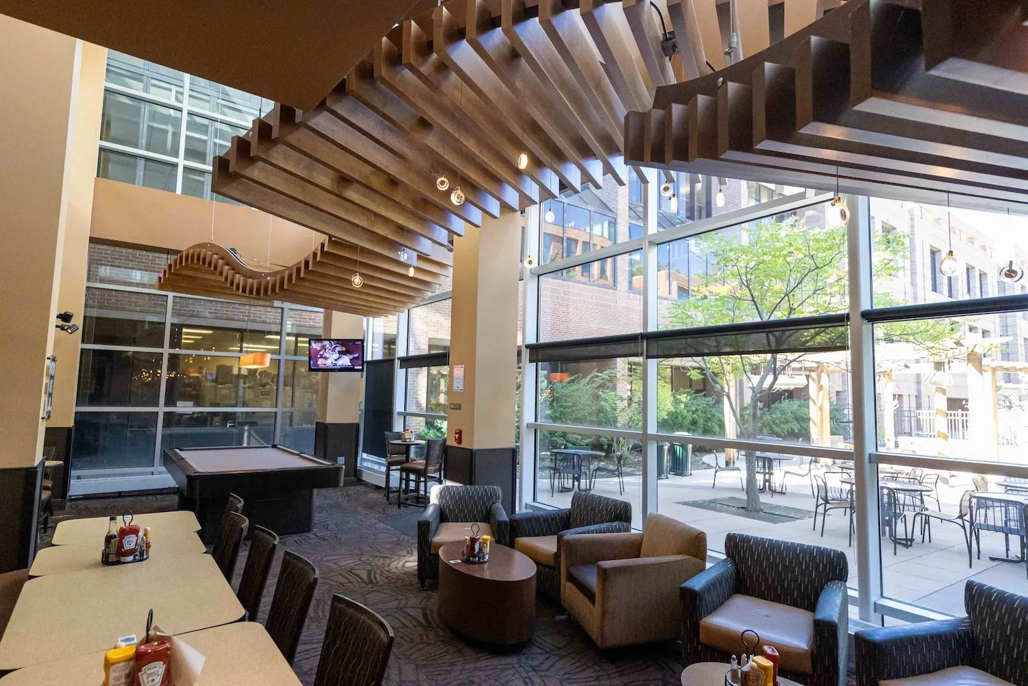 Tables and Chairs at the University Center 